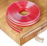 Merkloos / Sans marque BeltAvenue Holding B.V. Transparante Randbescherming 6 Meter - Hoekbeschermer voor Meubels - Tafelbeschermer voor Babyveiligheid - PVC Hoekbescherming - Krasvaste Tafel Strip - Kinderveilig Meubelbeschermer - Tafelrand Beschermer 600 cm