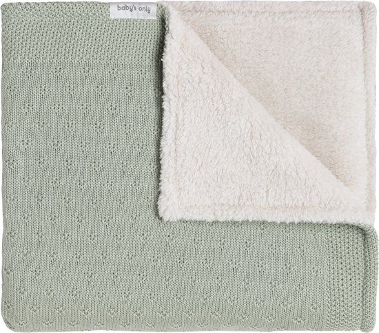 Baby's Only Wiegdeken teddy Mood - Laurel Green - 70x95 cm
