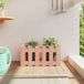 Maison Exclusive - Jardinière en bois massif Douglas, design imitation clôture en lattes, dimensions 60x30x30 cm