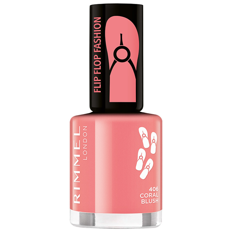 Rimmel London Coral Blush 60 Seconds Flip Flop Nagellak 8 ml