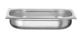 HENDI Gastronorm container, geperforeerd, temperatuurbestendig van -40° tot 250°C, geschikt voor ovens, bain marie, vriezers, chafing dishes, 3,6L, GN 1/2, 325x265(H)65mm, roestvast staal