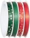 Cactus multispoel ZB WH, 4 linten 10 mm × 3 m, sterren or/rouge/blanc