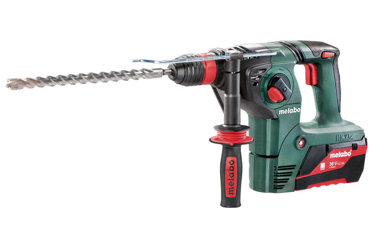 Metabo KHA 36 LTX Accu Combihamer - 36V - Incl. Snelwisselboorhouder - 2x5.2Ah Li-Ion - In Koffer
