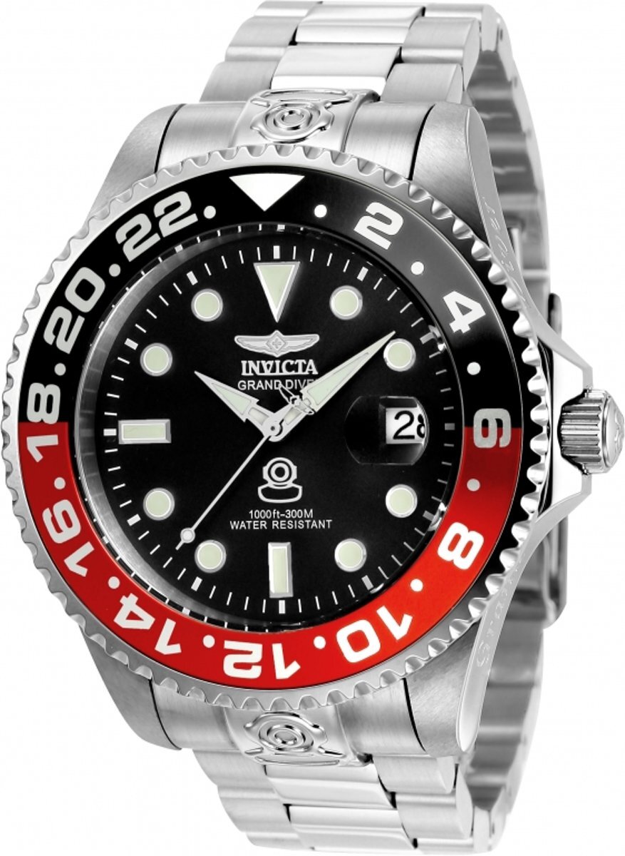 Invicta Pro Diver 21867 - Horloge - Heren - Zilverkleurig - Automatisch - Ã˜ 47 mm