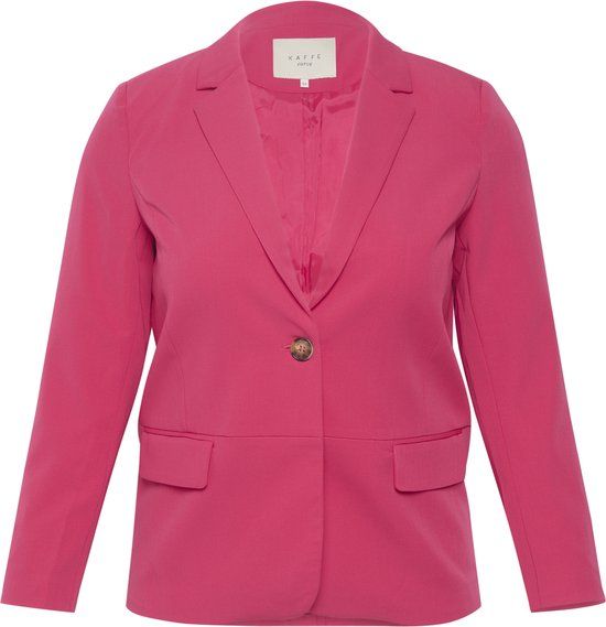 Kaffe Curve KCsakira Blazer Women's Blazer - Size 48 - Virtual Pink