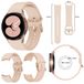 Wigento Samsung Kunststof Horlogeband voor Galaxy Watch 6, 5, 4, Normal, Pro, Classic