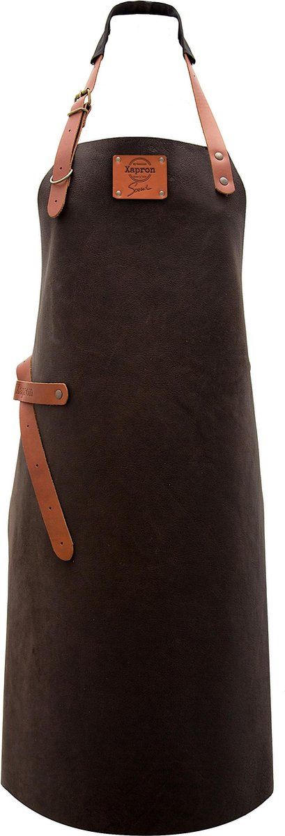 Witloft Leren Schort - Black - Zwart