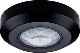 BES LED Bewegingssensor - Viron Cinti - Opbouw Rond - Mat Zwart - Kunststof - 360Â°