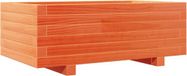 vidaXL Plantenbak 70x40x26,5 cm massief grenenhout wasbruin