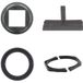 Conta-clip Passe-câble rond Kds-r avec insert 2 voies pour petits, grands et doubles éléments d'étanchéité épaisseur de paroi 7,0 mm - 1 pièce