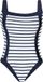 Sunflair Basic Badpak Dames Donkerblauw Gestreept Maat 36E