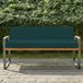 Coussin de banc, personnalisable, 40 x 64 cm, antidérapant, doux, lavable, pour jardin, terrasse, baie vitrée, vert