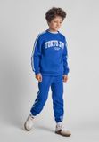 Minoti trainingspak jongens met Tokyo print - blauw