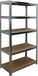 Erro Storage ERRO Metalen Opbergrek/Stellingkast - 90x40x180cm - 5 Legborden - 875kg - Zilverkleurig