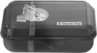 Step by Step Lunchbox Bagger Rocco antraciet Kunststof 18x13x6 cm