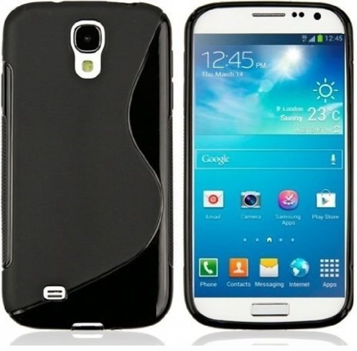 pearlycase Samsung Galaxy S4 Mini i9190 Silicone Case s-style hoesje Zwart Samsung Galaxy S4 Mini i9190 Silicone Case s-style hoesje Zwart