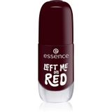 Essence Cosmetics Gel Nail Polish 12-Left Me On Red 8ml