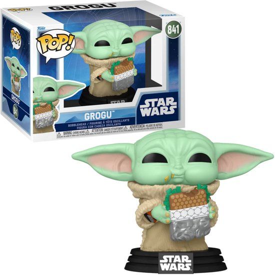 Funko Star Wars The Mandalorian - Grogu vinylfiguur 841 Unisex Funko Pop! - Neutraal - Standard