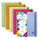 Clairefontaine 328171C Proactiv'Book Schrift-Sorteermap met Spiraalbinding - A4+ 22,5x29,7 cm - 160 Afscheurbare Pagina's Grote Ruitjes met Kader - Wit Papier 90 g - Polypro Omslag - Willekeurig Kleur