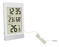 Technoline WS 7039 Digitale Weerstation - Zilver/Wit - Binnen/Buiten Temperatuur & Luchtvochtigheid - Alarm