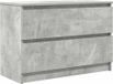 Syfax Tv-meubel 80x35x54 cm spaanplaat betongrijs