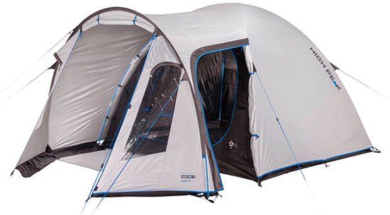 High Peak Tessin 5.0 Koepeltent - Nimbus Grijs - 5 Persoons
