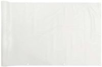 vidaXL Balkonscherm 600x120 cm PVC Wit