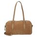 BURKELY suède schoudertas Suzy cognac