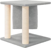 vidaXL Kattenmeubel met sisal krabpalen 37 cm lichtgrijs