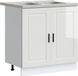 vidaXL Meuble sous lavabo Porto, 2 pièces, blanc laqué brillant