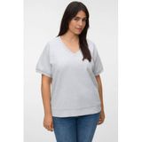 VERO MODA CURVE sweater Plus Size - lichtgrijs