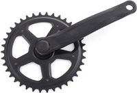 Merkloos / Sans marque HERMANN HARTJE KG Crankstel 38t spieloos zwart 170mm