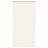 vidaXL Rolgordijn verduisterend 80x130 cm crèmekleurig Polyester