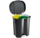 Rotho Trio Afvalscheider 60L Zwart