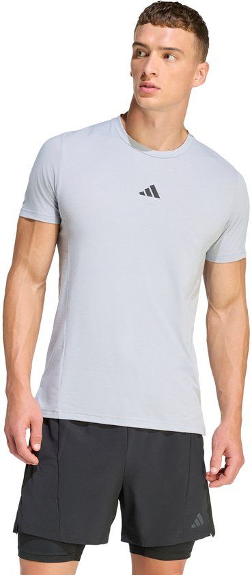 Adidas Performance Designed For Training Workout T-Shirt - Heren - Grijs