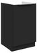 Spülenschrank 50 cm Küche SIENA Schwarz Einbauküche