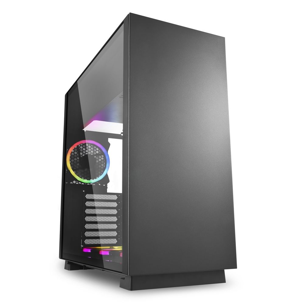 Sharkoon Pure Steel RGB - Midi Tower - Zwart