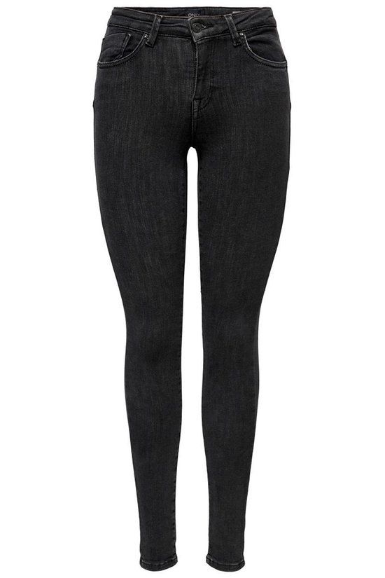 Only Jeans Onlpower Mid Push Up Jeans - Medium Grey Denim - W30/L30