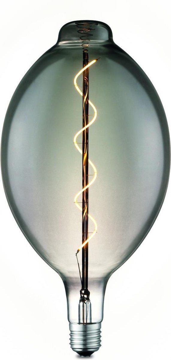 Home Sweet Home LED lamp Big Oval Spiral E27 4W dimbaar - smoke