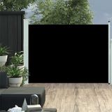 Maison Exclusive - Pare-soleil extensible avec panneaux latéraux, 100x514 cm, Noir