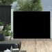 Maison Exclusive - Pare-soleil extensible avec panneaux latéraux, 100x514 cm, Noir