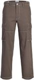 JACK&JONES JPSTKARL CONTRAST STITCH CARGO Jongens Broeken W29 X L32 Katoen Grijs