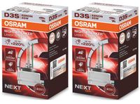 OSRAM NIGHT BREAKER LASER +200% D3s Xenon Scheinwerfer (2 Stück)