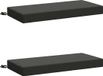 vidaXL - Coussin de banc - SOEST - 2 pièces - 100% Polyester - Anthracite - 80 x 40 x 8 cm