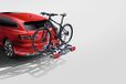 Volkswagen 000071105G Fietsendrager voor aanhanginrichting, AHV-drager, achterdrager, voor 2 x fietsen, grote uitklaphoek, uitbreidbaar