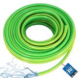 KOTARBAU® Tuinslang, Waterslang, PVC, 20 m, Groen Geel, 1 Inch, 4-Lagen, Flexibel, Bewateringsslang, Versterkt