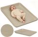 Lionelo Megs Verschoonkussen & Aankleedkussen – Multifunctioneel Waterdicht Verschoonmatje met Verhoogde Randen, Antislip PU-schuim – Comfortabel, Veilig & Hygiënisch (70×49×7 cm)