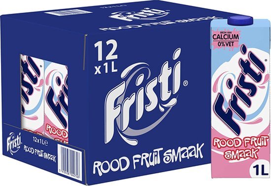 Fristi Rood Fruit Pak - 12 x 1 liter