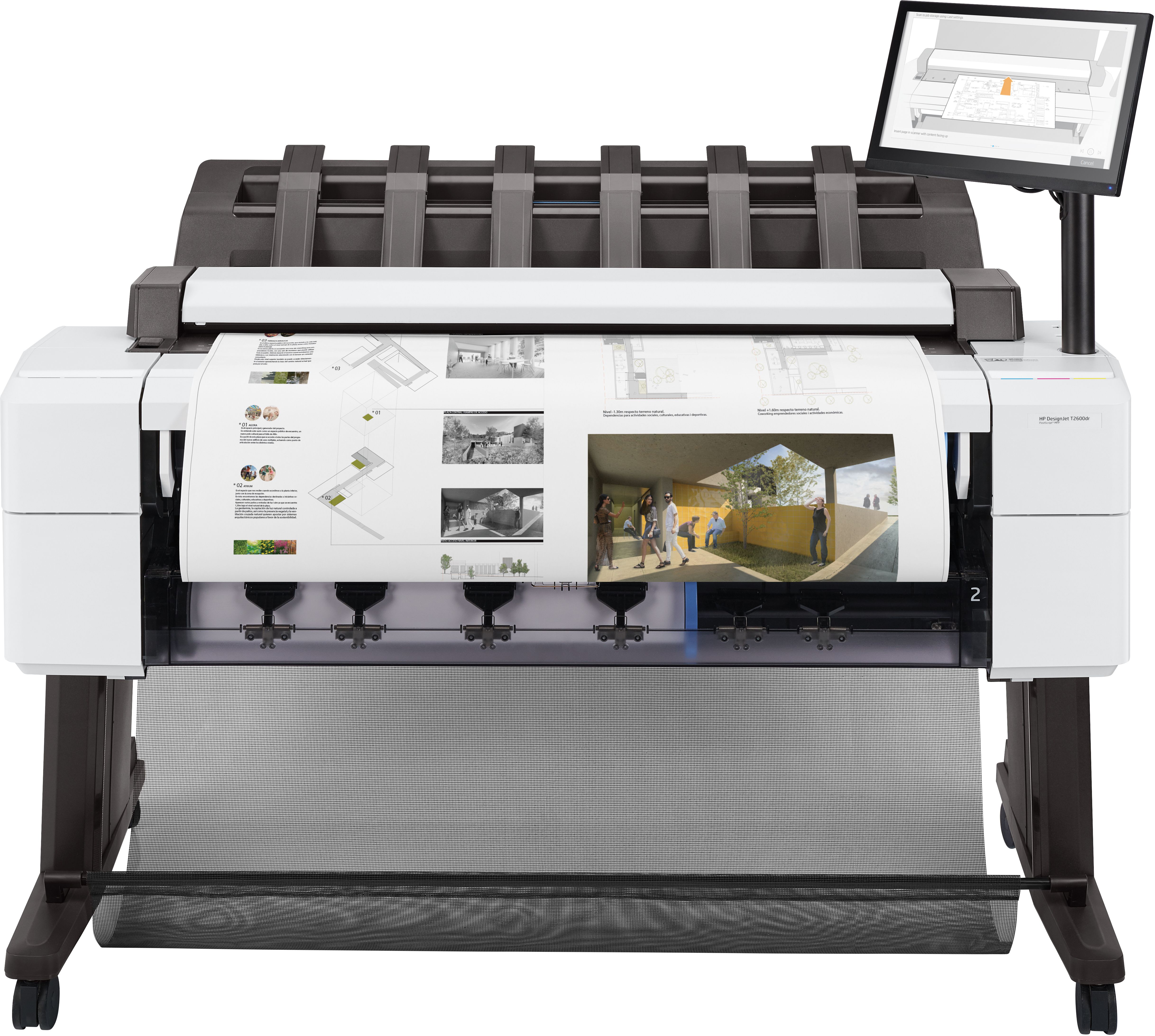 HP DesignJet T2600 36-inch Multifunction PostScript Printer