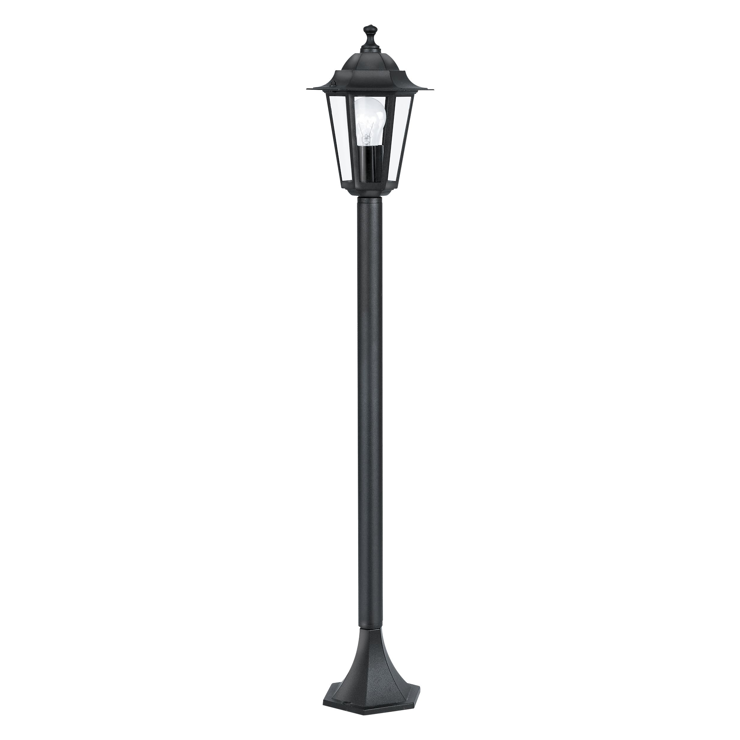 EGLO Laterna 4 Sokkellamp - Buitenlamp - E27 - 100 cm - Zwart